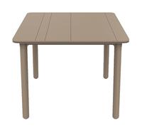 Resol Noa Table carrée intérieure, extérieure 90 x 90 cm | Jardin, terrasse, Balcon, Salon, Cuisine, Salle à Manger | Design, léger, Multifonction | 2-4 Personnes | Pied Sable - Plateau Sable