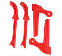 Respicefinem 4 Pièces Bloc Poussoir De Scie De Table En Plastique De Sécurité Bâtons De Poussoir De Protection Pour Scie À Main Outil De Dégauchisseuse Blocs Poussants Pour Scies Rouge