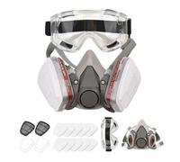 Respirateur réutilisable Demi-masque 6200 Masque à gaz Protection respiratoire Respirateurs avec lunettes de sécurité