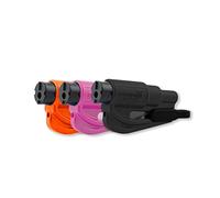 resqme The Original Porte-Clés de Voiture Outil de Échapper, fabriqué aux États-Unis (Noir, Rose, Orange)