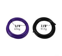 Ressort à cintrer en plastique PE 4 m pour tuyau CVC 7/8 pour PE (noir) | Conçu pour les tuyaux de 2,2 cm, finition noire, évite l'effondrement, flexible pour le matériau PE, insertion facile