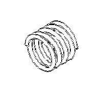 ressort de compression Dornbracht 9,5 x 2000 x 7 09160201290 9,5 x 2000 , 1930 x 7,5 mm