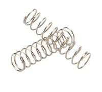 Ressort de retour Ressorts de rappel argentés 40/50/60/70 mm, ressorts hélicoïdaux robustes en acier inoxydable 304, 10 pièces(10MM*5MM*1.0MM)