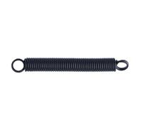 Ressort de tension à double anneau en acier à ressort 65 Mn, 2 mm x 13 mm x 180 mm, ressort noir à boucle fermée, 1 pièces