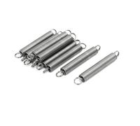 Ressort de traction SOURCING MAP Ressort Tension Extension 0,8mmx8mmx60mm 304 Inox Argenté 10pcs