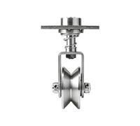 Ressort en acier inoxydable de roue de voie, 304 steel 68V | Rouleau de à ressort pour les tâches de remplacement d ' entretien du matériel de panneau d ' armoire de porte de
