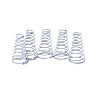 Ressorts coniques de la tour SS304 | Plusieurs tailles, 0,3-0,8 mm for portes, rideaux, véhicules, vélos, parapluies, outils.(10Pcs 0.6*4.5-8.5*11Mm)