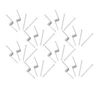 Ressorts de Pince à Cheveux en Acier, Lot de 16, V Torsion | Pièces Argentées Compactes, Force de Serrage Stable, pour Réparation et Projets DIY D’accessoires