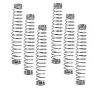 Ressorts de Sécateur de Rechange Argenté 6 Pièces en Acier Inoxydable | Pièces Légères et Flexibles, pour Taille Précise, Format Portable, Ensemble de Six Éléments, Usage Jardin