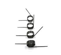Ressorts de torsion à double jambe en acier inoxydable, ressort de torsion en forme de V, diamètre du fil, rotation à droite, type de ressort de torsion, ressort de compression en métal(9laps-2mm,90 D