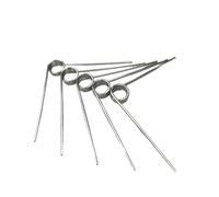 Ressorts de torsion mécaniques 304SUS de 0,8 mm de diamètre, en forme de V, 1/2/3/4/5 tours, 5 unités (3 pouces (2,4 mm), 9,5 mm (5 pièces), 0,8 mm (90 angles)