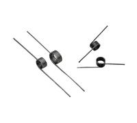 Ressorts de torsion mécaniques Lot de 2 ressorts en V de 2,5 mm de diamètre, angle de torsion de 60/90/120/180 degrés, contacts de torsion, ressorts de type V(7.5mm(3 laps),12mm,2.5mm(120 degrees))