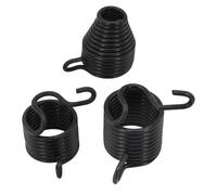 Ressorts en acier à ressort étendu à air pointu 8 tours 10 interface pour plus pelle de rechange compatible carbone (3 pièces)