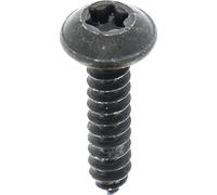 Restagraf - Assortiment de Vis à Tôle - Tête Ronde Large Vorx - Acier Zingué Noir - Standard NFE 25-655 - Fixation Carrosserie - Réf. 225043 - Blister de 33