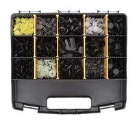 Restagraf - Coffret de Fixations type Agrafes pour Garnissage et Panneaux - Assortiment pour Carrosserie Générale OEM - Spécialement Compatible avec Ford - Réf. 90 - Coffret de 291 pcs