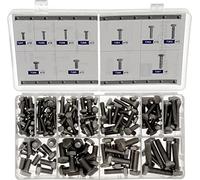 Restagraf - Coffret de Vis à Métaux Tête Hexagonale - Inox A4 - M5-0.80 à M8-1.25 - DIN 933 - Réparation et Maintenance Automobile - Réf. 70109 - Coffret de 145 pcs