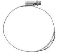 Restagraf - Colliers Métalliques à Vis à Réserve Élastique - Maintien Constant Même en Dilatation - Pour Tuyaux, Durites et Conduites de Diamètre 60 à 80 mm - Réf. 227538 - Sachet de 2
