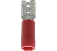 Restagraf - Cosse Plate Pré-Isolée Femelle Renforcée - Pour Fils Électriques de 0,3 à 1,5 mm² - Dimension 4,8 X 0,8 mm - Sertissage Simple & Solide - Réf. 306921 - Boîte de 100