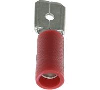 Restagraf - Cosse Plate Pré-Isolée Mâle Renforcée - Pour Fils Électriques de 0,3 à 1,5 mm² - Dimension 6,35 x 0,8 mm - Sertissage Simple & Solide - Réf. 306926 - Boîte de 100