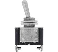 Restagraf - Interrupteur Électrique à Levier - 2 Bornes - Connexion Cosse Ronde - Trou de Diamètre 12 mm - 15 A - 12 V - Réf. 17462 - Blister de 1
