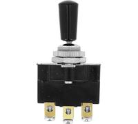 Restagraf - Interrupteur Électrique à Levier - 3 Bornes - Connexion à Visser - Trou de Diamètre 10,5 mm - 5/2 A - 12/24 V - Réf. 6965 - Blister de 1