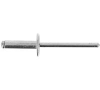 Restagraf - Rivet Tête Large Aluminium & Tige Acier - Diamètre 4,8 mm - Longueur 18 mm - Réf. 4304 - Sachet de 44
