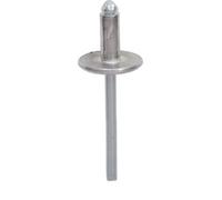 Restagraf - Rivet Tête Large INOX A4 - Diamètre 4 mm - Longueur 13 mm - Réf. 40621 - Boîte de 250