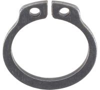 Restagraf - Segment d'Arrêt pour Arbres et Axes - 15 x 1 mm - DIN 471 - Montage en Gorge Extérieure - Acier XC75 - Fixation Mécanique Fiable et Rapide - Réf. 7307 - Sachet de 30