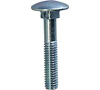 Restagraf - Vis à Métaux Tête Ronde Collet Carré - M6-1.00 x 35 mm - Acier Classe 4.8 - DIN 603 - Fixation Pièces Mécaniques, Carrosserie - Réf. 40252 - Boîte de 100