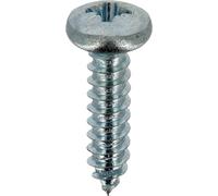 Restagraf - Vis à Tôle - Tête Cylindrique Bombée Pozidrive - Acier Zingué Blanc - Standard DIN 7981 - Fixation Carrosserie - Réf. 629 - Sachet de 35