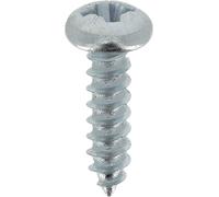 Restagraf - Vis à Tôle - Tête Cylindrique Bombée Pozidrive - Acier Zingué Blanc - Standard DIN 7981 - Fixation Carrosserie - Réf. 615 - Sachet de 60