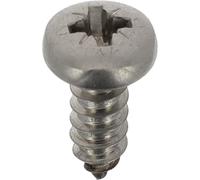 Restagraf - Vis à Tôle - Tête Cylindrique Bombée Pozidrive - Inox - Standard DIN 7981 - Fixation Carrosserie - Réf. 7095 - Sachet de 20
