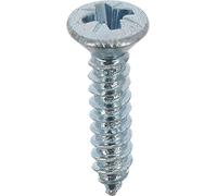 Restagraf - Vis à Tôle - Tête Fraisée Bombée Pozidrive - Acier Zingué Blanc - Standard DIN 7983 - Fixation Carrosserie - Réf. 603 - Sachet de 50