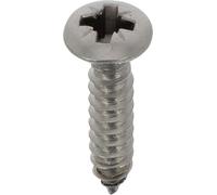 Restagraf - Vis à Tôle - Tête Fraisée Bombée Pozidrive - Inox - Standard DIN 7983 - Fixation Carrosserie - Réf. 7060 - Sachet de 20