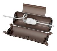 RESTMO Boîte Électrique Étanche Boitier Etanche Electrique Exterieur | IP44 (29x11x7,5cm) - Boîtier Extérieur pour Rallonges, Câbles, Décorations Vacances, Lumières Noël, Outils Électriques