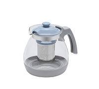 RESTO Théière en verre avec filtre en acier inoxydable amovible et verre borosilicate résistant à la chaleur 1200 ml / 90510 (1200 ml)