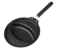 Restokki Poêle à Frire Antiadhésive, Poêle à Omelette, Poêle à œufs En Aluminium, Fabrication De Riz à Omelette Omurice Avec Revêtement Noir, Pour le Petit Déjeuner Pour Cuisinière à Gaz à Inducti