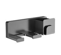 Restokki Support de sèche-Cheveux Support de sèche-Cheveux adhésif Mural | Support de rangement universel ABS étanche à l'eau, pour peignes, épingles à cheveux, buses de sèche-cheveux