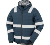 Result Genuine Recycled R500X | Recycled Ripstop Padded Safety Jacket - Arbeitsjacke - Farbe : Navy - Größe : XXL