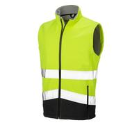 Result Gilet De Sécurité Soft Shell Haute Visibilité Orange Ou Jaune