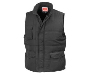 Result Re94a Gilet de Travail sans Manches Moyen Noir
