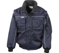 Result WORK-GUARD R71X | Workguard Heavy Duty Jacket / Veste de travail - Couleur : Navy/Navy - Taille : M