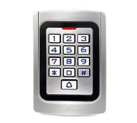 Retekess T-AC04 Digicode Clavier à Code Métal IP68,125KHz RFID Étanche Rétro-Éclairé 26 Anti-Effraction, pour Boutique Appartement