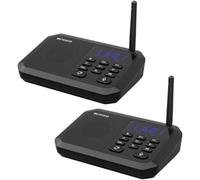 Retekess TH201 Interphone, Interphone sans fil pour la maison, Portée 2 km, Jusqu'à 99 postes, 8 niveaux de contrôle du volume