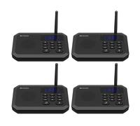 Retekess TH201 radio, interphone bidirectionnel longue distance avec une portée de 1600 m, sans fil pour les entreprises, bureaux, hôtels, maisons, cliniques