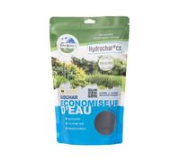 Terra Nostra - Économiseur d'eau Biochar - Idéal en Cas d'Absence - Toutes Plantes, Pots et Pleine Terre - Utilisable en Agriculture Biologique - Fabriqué en France - Sachet 300g