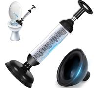 Retoo Déboucheur à ventouse Déboucheur ventouse de canalisation pour WC Toilette Dégager le Blocage des Tuyaux Déboucheur ventouse Opener Aspirateur Pompe pour cuisine