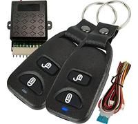 Retoo Verrouillage Centralisé, Kit de Boîtier de Télécommande Central Universel de Voiture avec 2 télécommandes Radio 433 MHz, Serrure de Porte Universelle Longue Distance, système d'entrée sans clé