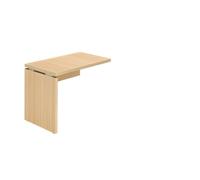 Retour suspendu Shiny L 100 x P 60 cm plataeu chêne clair piétement plein bois - - Bruneau
