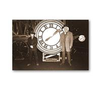 Retour vers le futur affiche imprime classique film Photo mur Art rétro Style toile peinture, pour salon maison décoration murale Pas de cadre (Size : 60x80 cm No Frame)